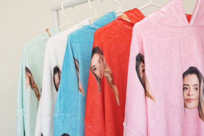 Personalized Hoodie Blanket With Photo