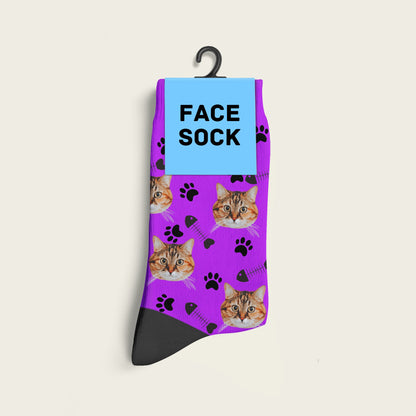 Custom Cat Socks With Photo