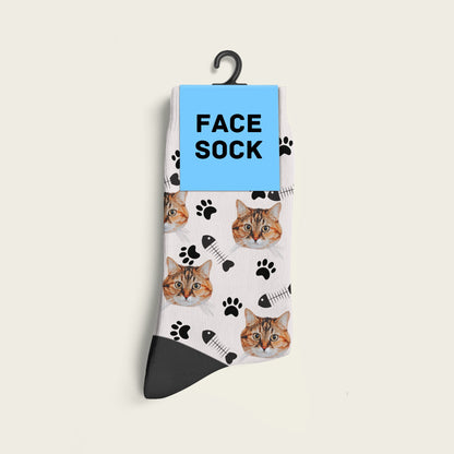 Custom Cat Socks With Photo