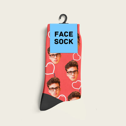 Custom Love Socks With Photo